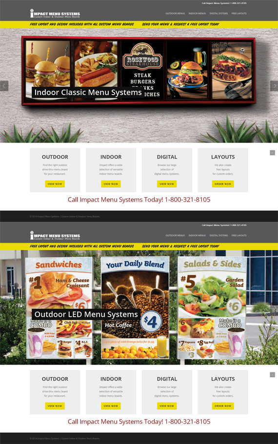 Impact Menu Systems launches a new website