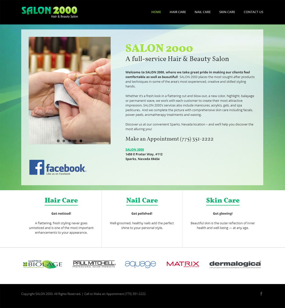 SALON 2000 | Sparks Hair & Beauty Salon